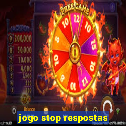 jogo stop respostas